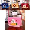 Children Handmade Cartoon Pattern Non Woven Fabric Crossbody Bag Material Set For Creative Gift