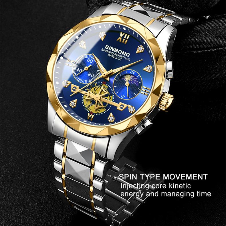 New TOP Brand Luxury Men's Watch With Box B1236 Men's Quartz Watches