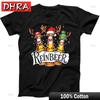 Beer Christmas Party Reinbeer Santa Reindeer Funny Gift Black T Shirt Bold Vintage Chic Tshirts Tees For Funny Shirts Chile