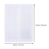 Handheld Transparent Plastic Files Case Portable Documents Box for A4 Papers Certificates Written Materials Sturdy Space Saving