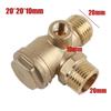 20*20*10мм Обратный клапан 3 порта Латунный соединитель Инструмент