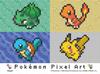 ENSKY Pokemon Pixel Art x Mame Puzzle 150 элементов пазл (Канто) 7,6 10,2 см МА-79