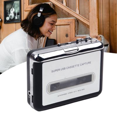 Портативный кассетный плеер Портативный стерео кассетный USB-плеер Walkman в MP3-конвертер с разъемом 3,5 мм Кассетный плеер