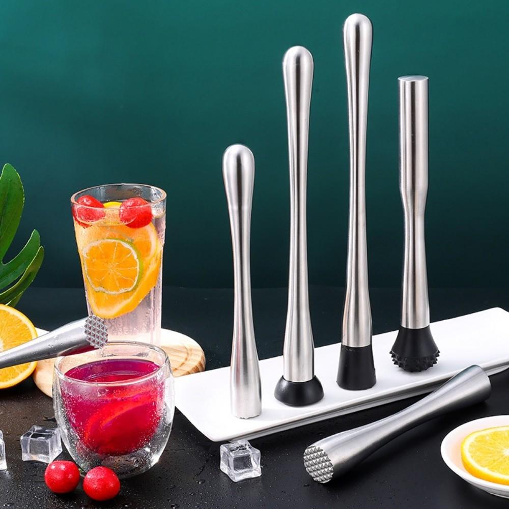 Crushing Crushed Ice Hammer Stainless Steel Popsicle Stick Tool Cocktail Muddler Juice Muddling