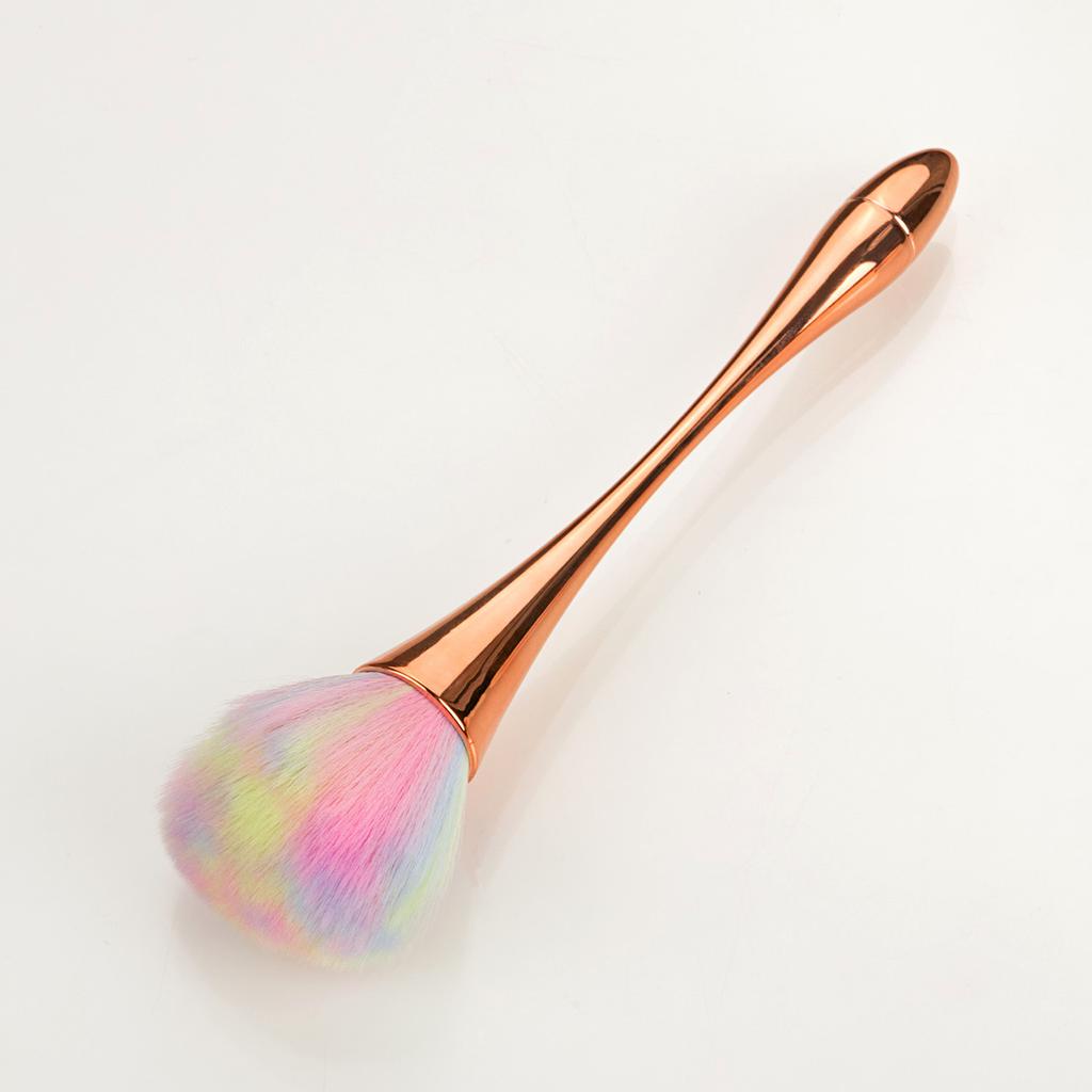 Кисть для румян с пудрой розового золота, профессиональная кисть для макияжа, большая косметическая кисть для лица, косметическая брошка для лица Cont, инструмент для макияжа