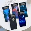 Чехол Sky Full Moon Night для Samsung Galaxy Z Flip 3 5G ZFlip3 Z Flip 4 ZFlip Flip4 zflip Жесткий защитный чехол для ПК Capa