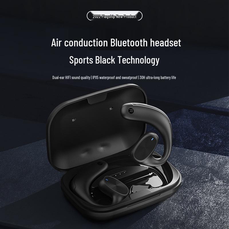 Беспроводные Bluetooth-наушники OWS с костной проводимостью для спорта с зарядным кейсом для бега