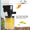 3 In 1 Filter Filtering Oxygen Aeration Pump Water for Fish Tank Aquarium