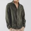 Men's Long Sleeve Linen Shirt - Autumn Chinese Style, Loose Fit, Cotton and Linen Casual Jacket