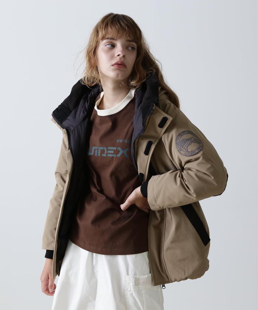 Limited MILITARY FUNCTION DOWN JACKET 2 Military Function Down Jacket 2 L 040 Beige [Avirex] WEB&DEPOT Men's 783-4953001