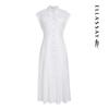 ELLASSAY Women's Elegant Sleeveless Shirt Dress