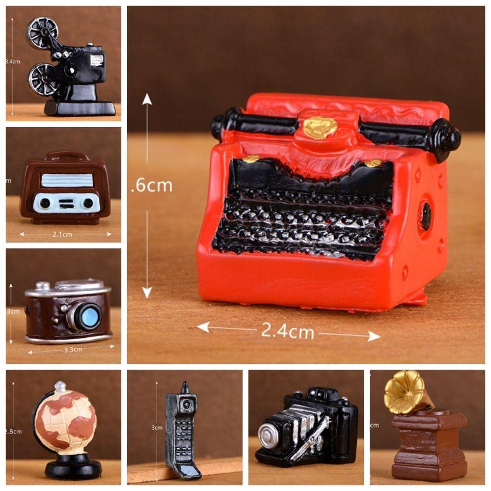 Doll Houses Figure Retro Nostalgic Figurine Home Decoration Dollhouse Figurine Ornaments Kids Gift