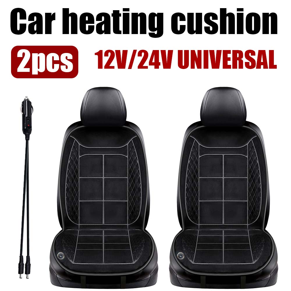 Car Seat Heating Pad 12V/24V Universal Upgraded Car Seat Heating Pad Seat 10s Fast Heating 3-speed Temperature Adjustment