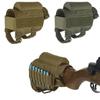 Adjustable Outdoor Tactical Buttstock Bullet Bag Military Airsoft Rifle Cartridges Accessories Bag Hunting Gun Bullet Pouches