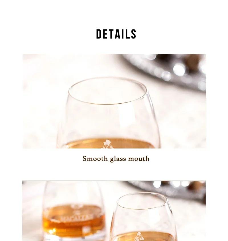 Johnnie Walker Whiskey Set Glasses of 2, OZ 10 Whiskey Glasses, Glasses Rocks for Scotch, Liquor Vodka, Bourbon, Whiskey Gifts