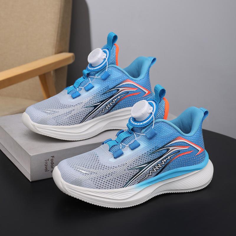 2026 summer new casual children's sneakers mesh breathable knob medium and large children's and girls' shoes