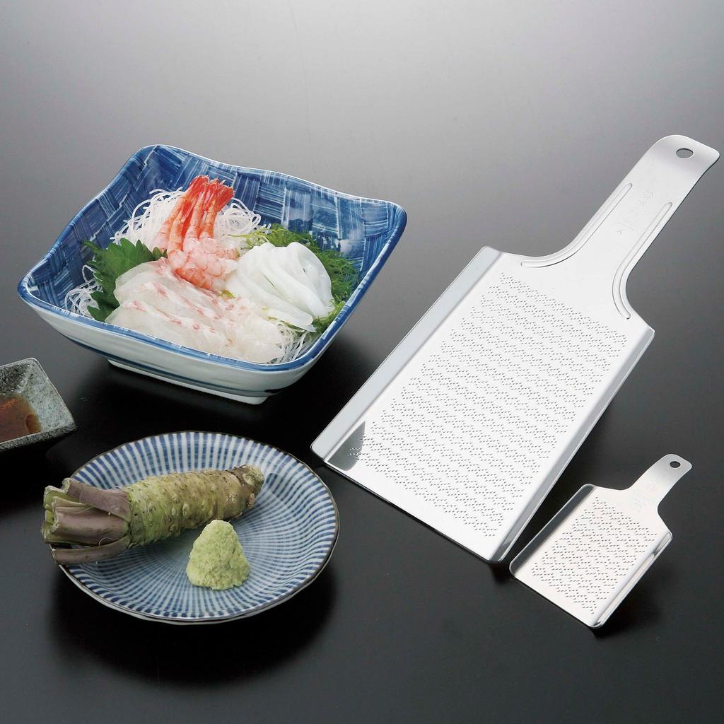 Tsuboe Wasabi тертый Samekichi мини маленький нержавеющая сталь Япония BOL445 18-0