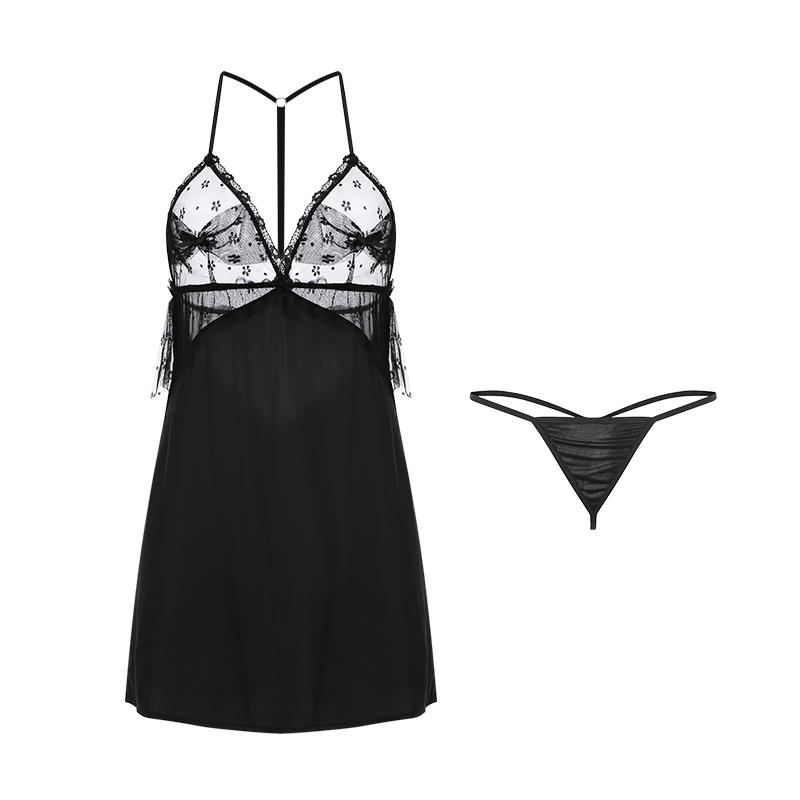 Сексуальное женское белье Сексуальная перспектива Сладкий бант Сплит Искушение Подтяжка Юбка