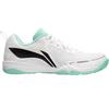 Li-Ning Удобные универсальные амортизирующие дышащие нескользящие низкие кроссовки унисекс кроссовки белые зеленые APTU005-2