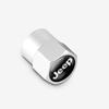 4pcs Car Wheel Tire Valve Caps Stem Case With Emblem For Jeep Renegade Wrangler jk Gladiator Compass Grand Cherokee Auto Styling AMR1