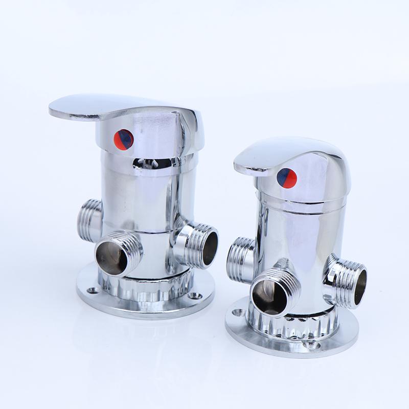 Солнечный водонагреватель Смесительный клапан Горячий Холодный Смеситель Ручка Переключатель 3-ходовой Клапан для смесителя для ванной Комната Душевой Разветвитель Соединитель