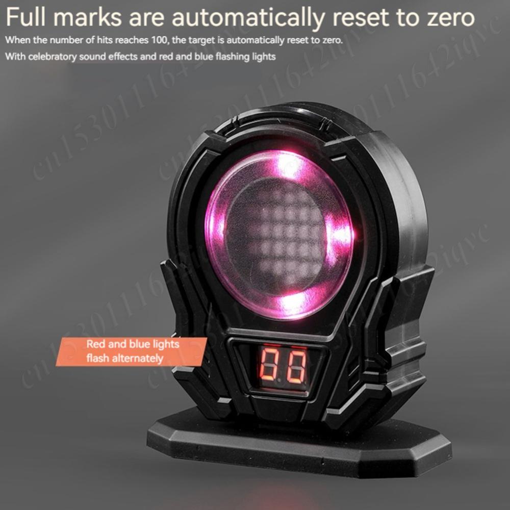 Electronic Scoring Laser Target Infrared Induction Portable Shooting Light Counting Trainer System Sound Effects Training Toy