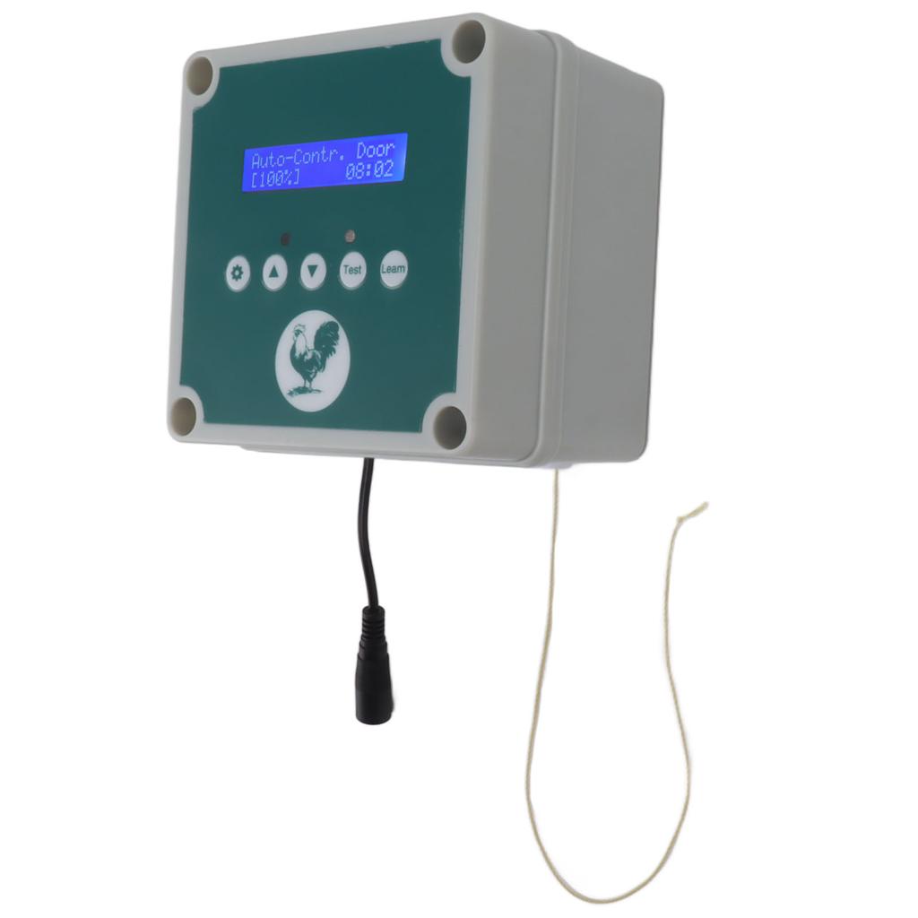 Автоматический контроллер двери курятника IP44 Устройство для открывания клеток с дистанционным управлением Привод двери птичника