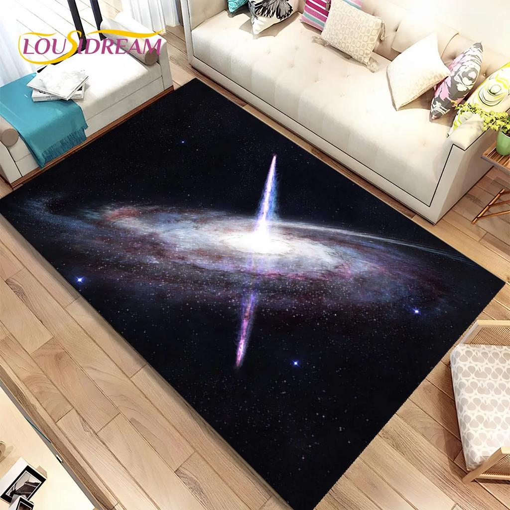 Коврик Galaxy Universe Space Stars, ковер для дома, гостиной, спальни, дивана, коврик для двери, детский нескользящий напольный коврик HD