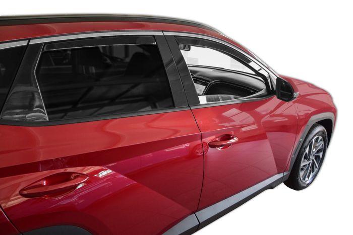 Déflecteurs d'air - SCOUTT - Hyundai Tucson 4 - Fumé - Acrylique renforcé - Installation facile