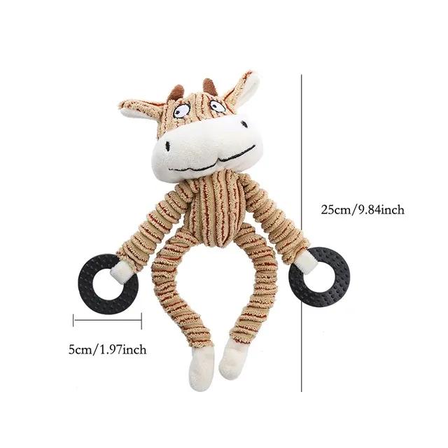 New Upgrade Your Playtime with Soft Plush and Durable Squeaky Donkey Dog Toy - The Perfect Choice for Small and Large Pets. Enha