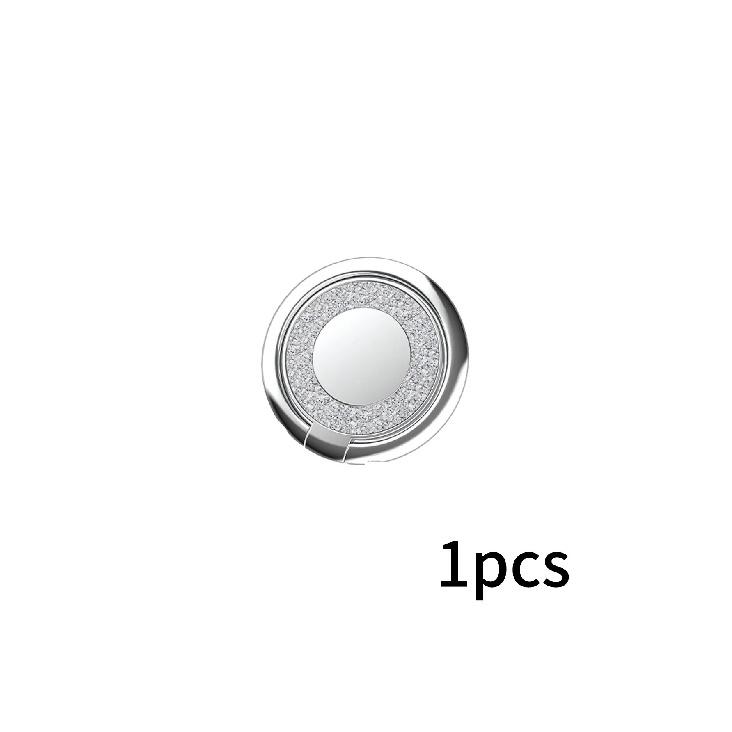 Круглый Складной Держатель-Кольцо для Телефона из Цинкового Сплава 360 ° 1 Вращающаяся Магнитная Ленивая Подставка