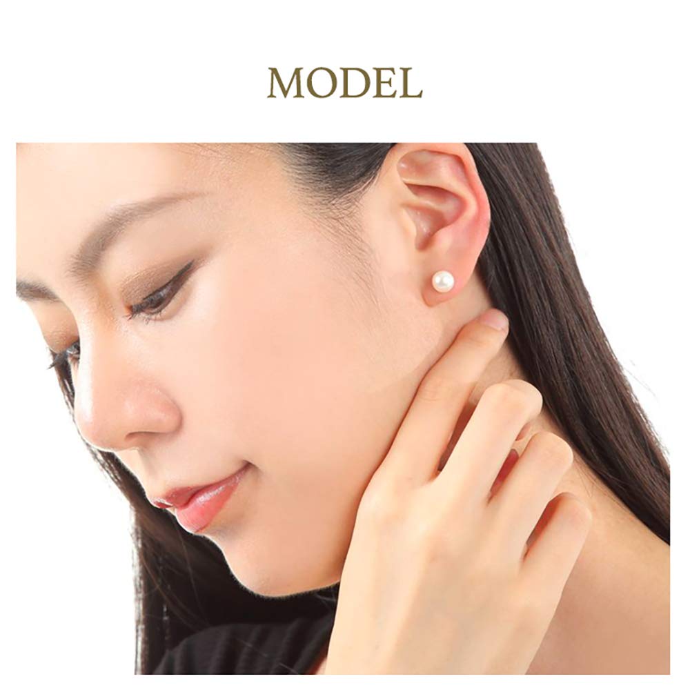 PLUSTER Pearl Earrings Pearl For Popular Single SV925 Pearl Earrings SV925 Uwajima Pearl Akoya Pearl Wedding Graduation Ceremony Entrance Ceremony