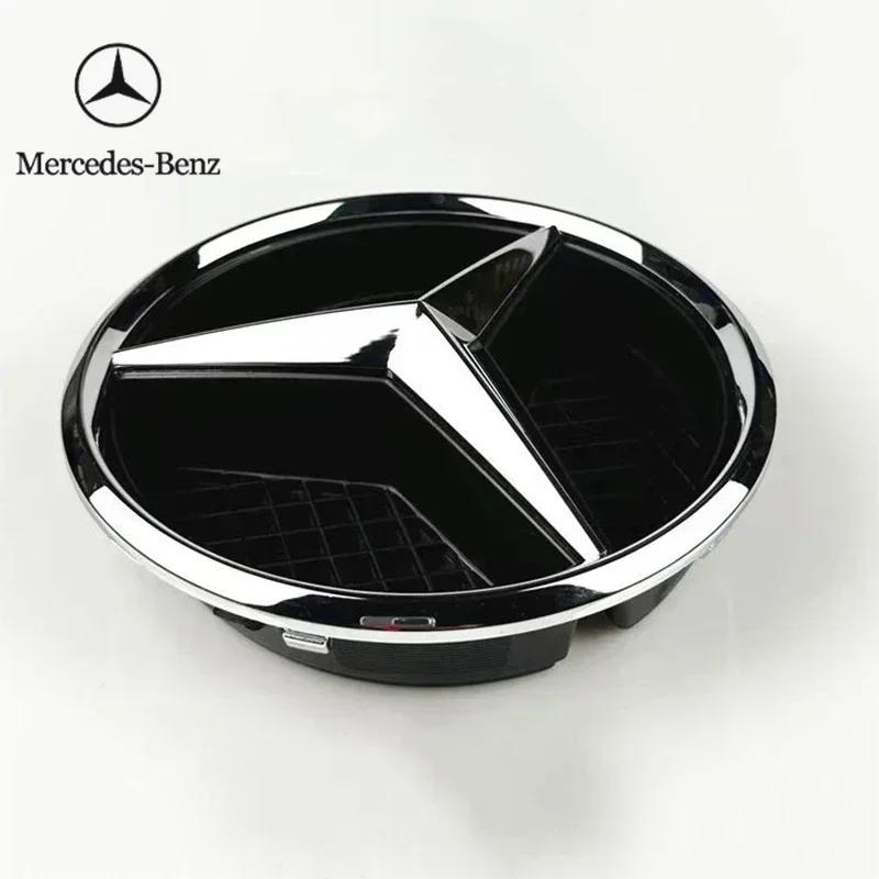 C200 E300 2026 Hot 3D Car Grill Emblem Star Badge Front Grill Logo For Mercedes Benz W204 W205 W213 X253 A B C E S CLA GLB GLC G