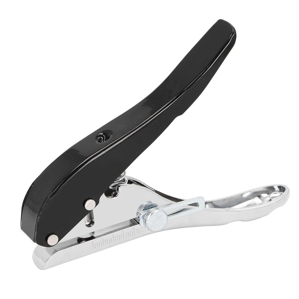 Portable Design Single Hole Punch 8mm Punch Size Heavy Duty Hole Puncher For Paper Cards
