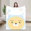 KKakaos FFriends Cartoon Blankets Flannel Printed  Breathable UltraSoft Throw Blanket for Sofa Car Bedspreads