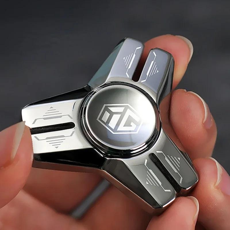 Металлический EDC Spinner для пальцев из нержавеющей стали, волчок на кончик пальца, игрушки для снятия стресса, антистресс