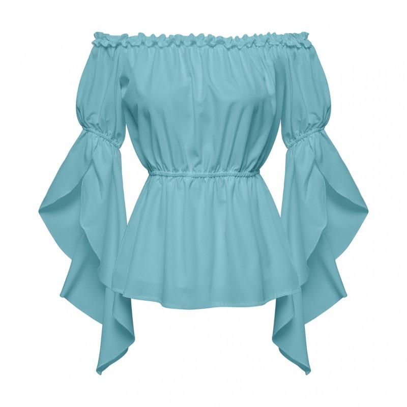 2025 Womens Off-Shoulder Ruffle Top Short Sleeve Crop Tee - Fresh Sweet Style Slim Fit Pure Color