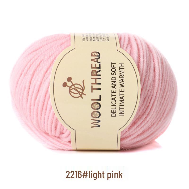 Пряжа из кашемировой шерсти средней толщины для вязания вручную детских шарфов и свитеров, со спицами.