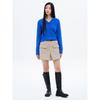 8SECONDS Suede Mini Skirt Light Gray