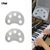 1 пара TPE кистевых эспандеров для пальцев, форма полумесяца, растяжка кисти, тренажер для пальцев пианиста, ортезы для рук пианиста