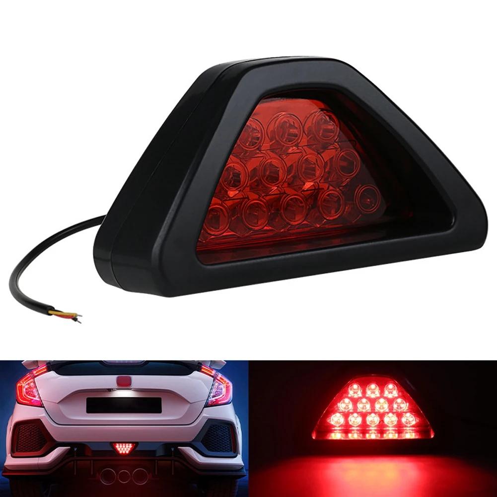 Universal Brake Signal Lamp Super Bright Car LED Fog Light 12 LED Car Strobe Light for Auto Vehicle SUV for Truck Car Motorcycle