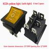 KCD4 Rocker Switch: 16A, 250V, 4/6 Pins, 2/3 Positions, with Lighted Reset Button