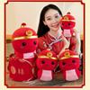 Of Year The Snake Mascot Plush Toy Zodiac Snake Doll Kids Gift Throw Pillow