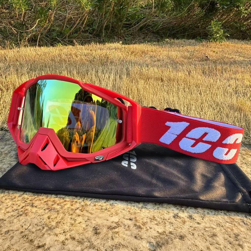 100 New Motocross Goggles Moto Glasses Outdoor Sport Cycling Dirt-Bike Off-Road Sun Glasses MX ATV Men Motorcycle Helmet Goggles