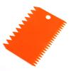 3PCS New Plastic Kitchen Dough Cutter Cookie Decorating Spatula Cake Scraper Pastry Butter