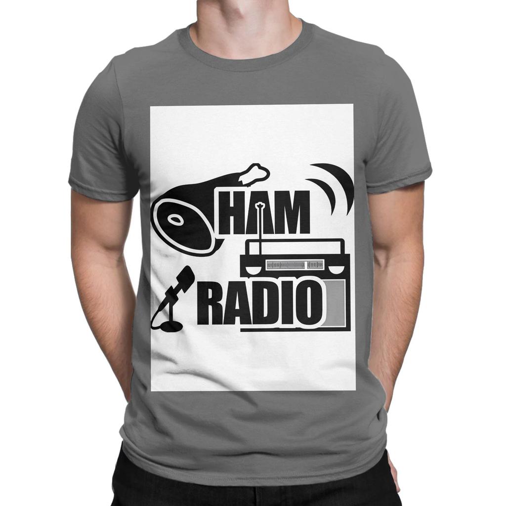 Delicious Ham And The Radio Ham Radio Graphic 100 Cotton Tshirt Ham Radio Tees Tops For Unisex