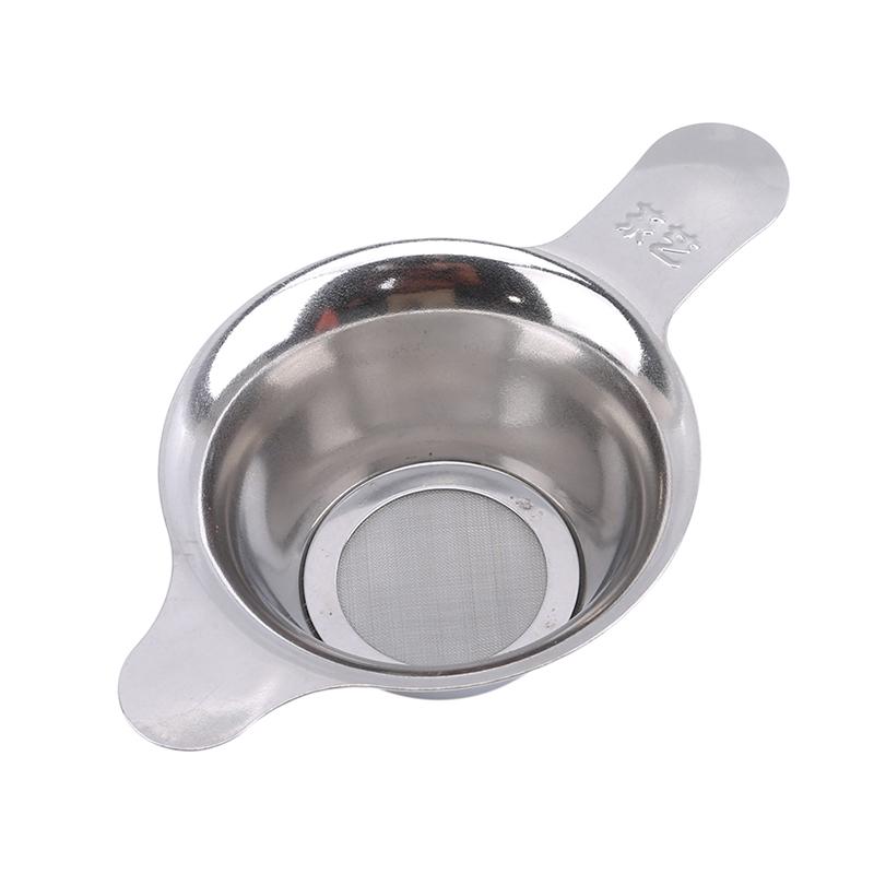Steel Tea Strainer Fine Mesh Chinese Kungfu Tea Leaf Funnel Filter Kitchen Accessories Funnel Filter
