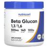 Beta Glucan 1,3/1,6, Unflavored, 100G(3.5Oz)