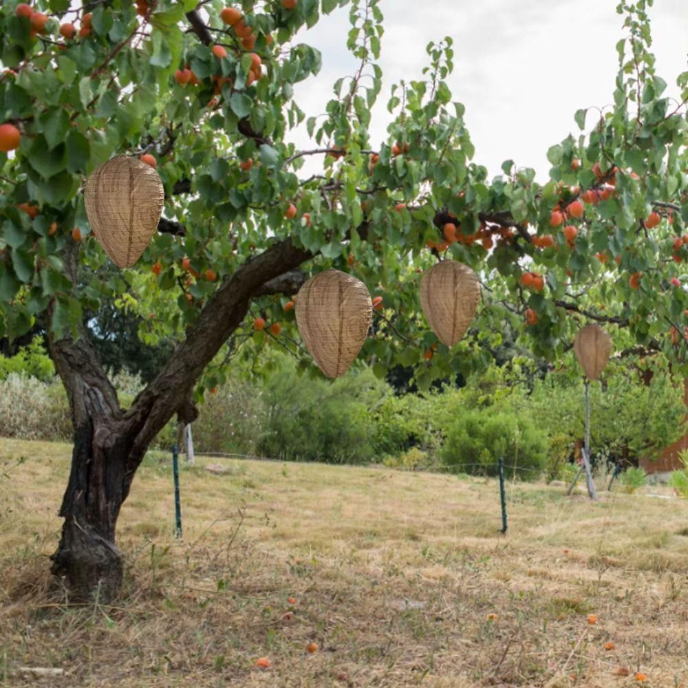 Eco-Friendly Wasp Nest Decoy Waterproof Artificial Beehive Insect Repellent Bee Decoy Garden