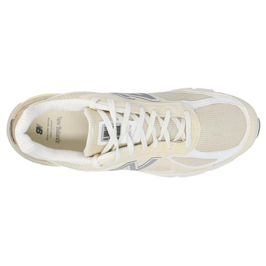 Мужские кроссовки Teddy Santis x New Balance 990v4, произведенные в США, цвет Limestone, унисекс, кремово-белые, модель U990TE4.
